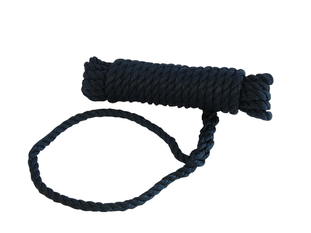 TALAMEX Vyväzovacie lano s okom - 12 mm x 8m, námornícke modré